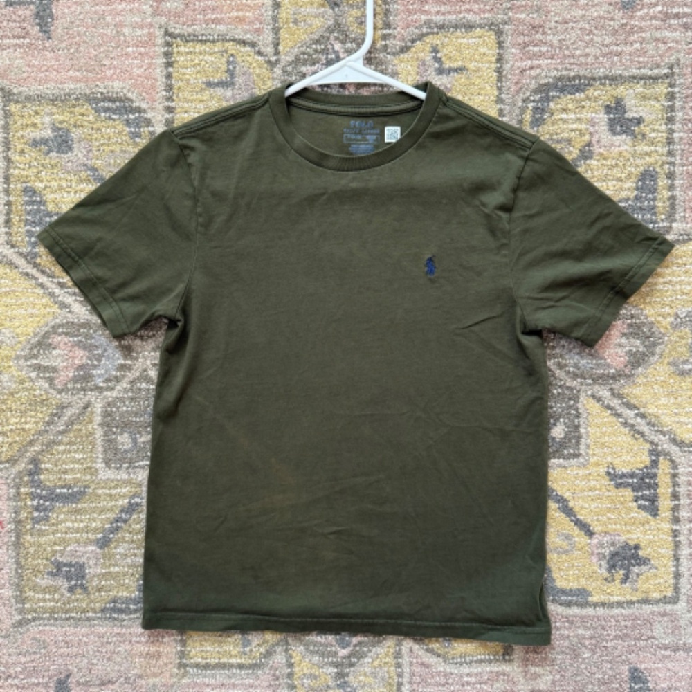 Polo Ralph Lauren Boys short Sleeve Shirt green size 10